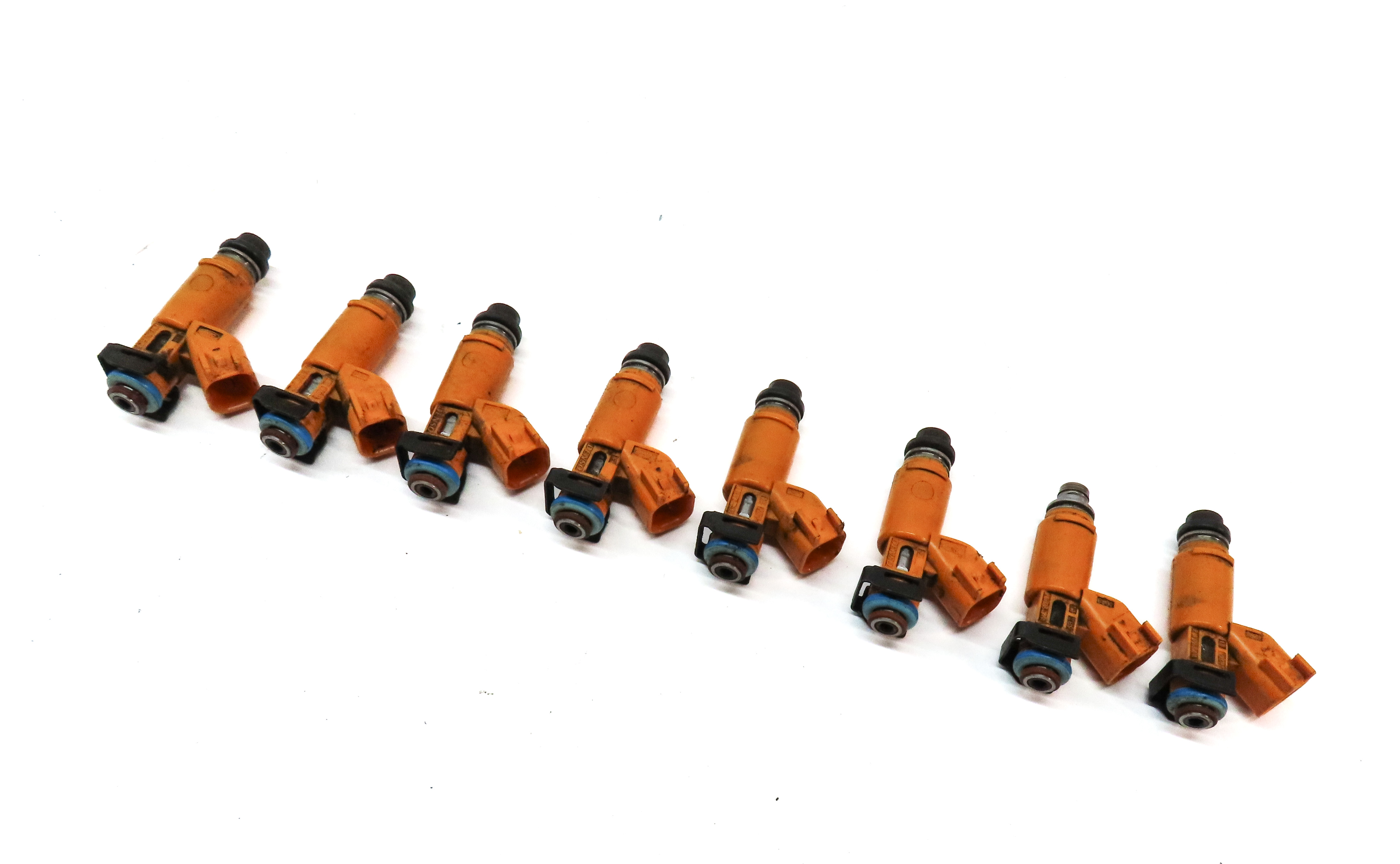 2005-2009 LR3 - RANGE ROVER SPORT (L320 L322) 4.4L V8 ENGINE FUEL INJECTOR SET 8 — exact item pictured